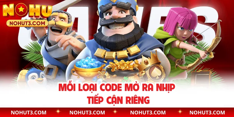 Mỗi loại code mở ra nhịp tiếp cận riêng